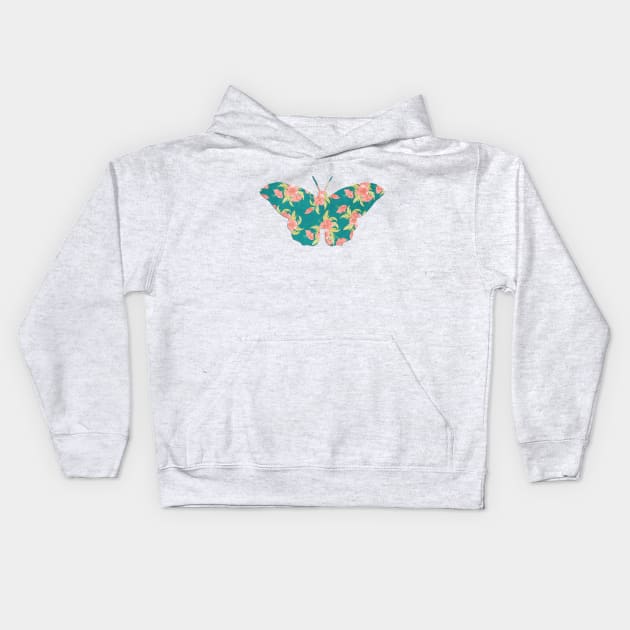 Colorful Butterful Kids Hoodie by DrDesign